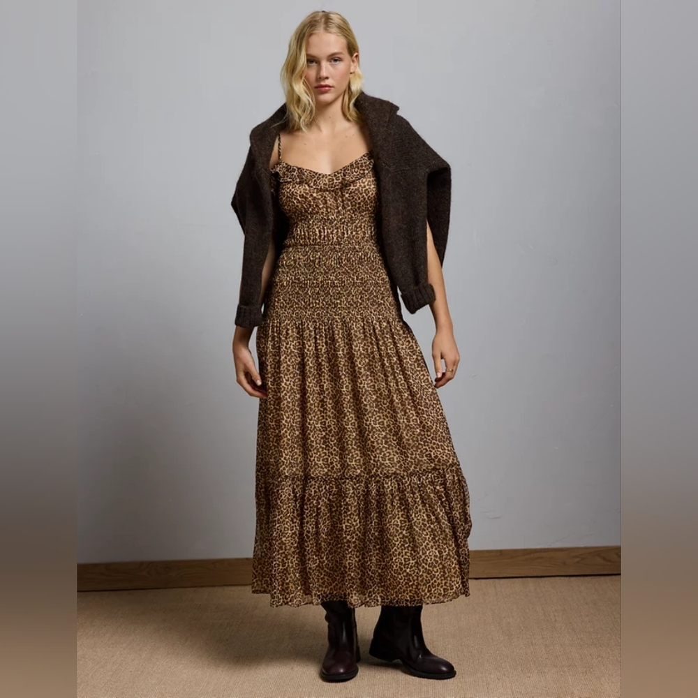 AE77 (American Eagle Premium Line) Smocked Maxi Dress